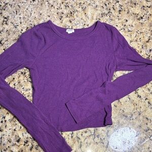 Garage purple long sleeve
